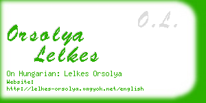 orsolya lelkes business card